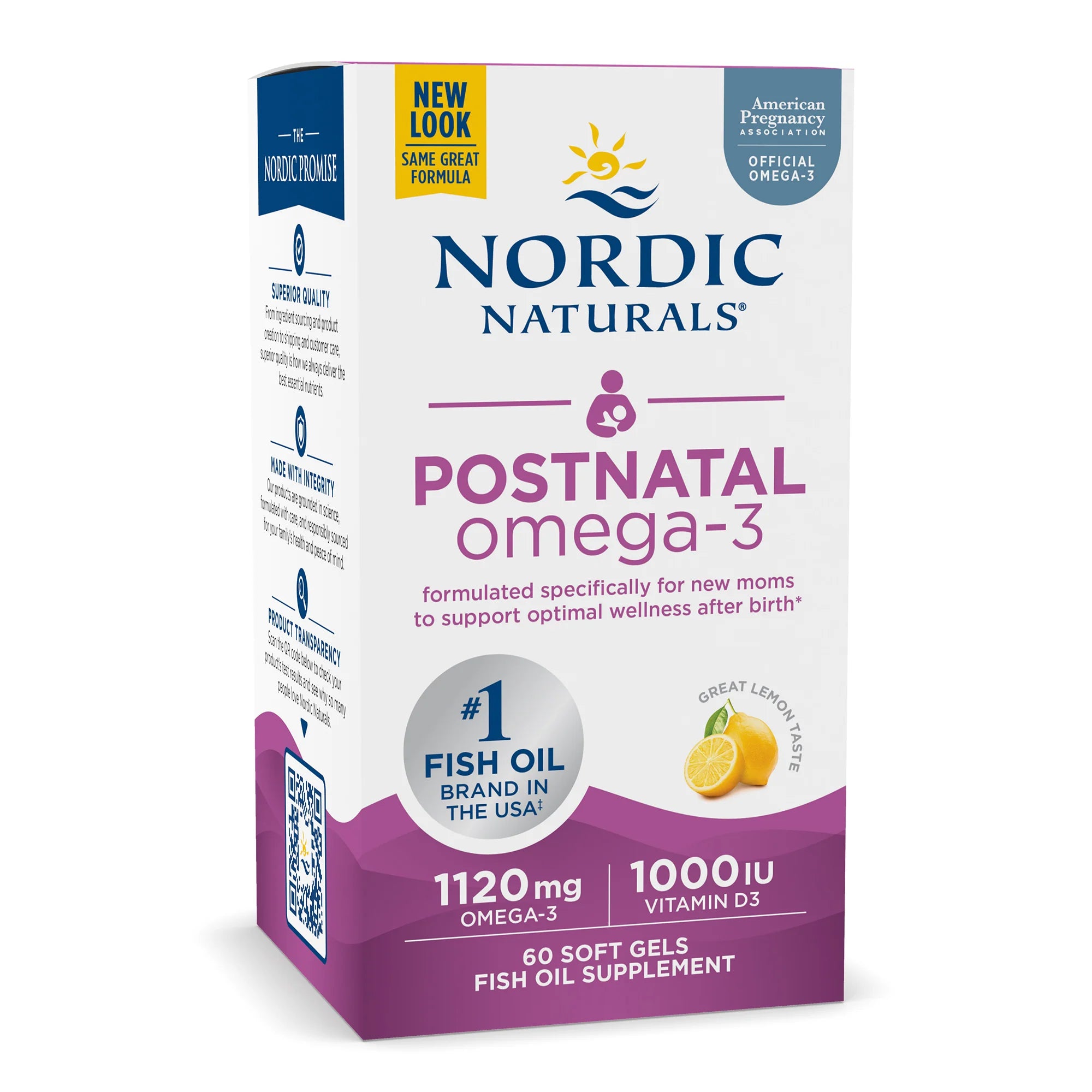 Nordic Postnatal Omega3 60sg-[HealthWay]