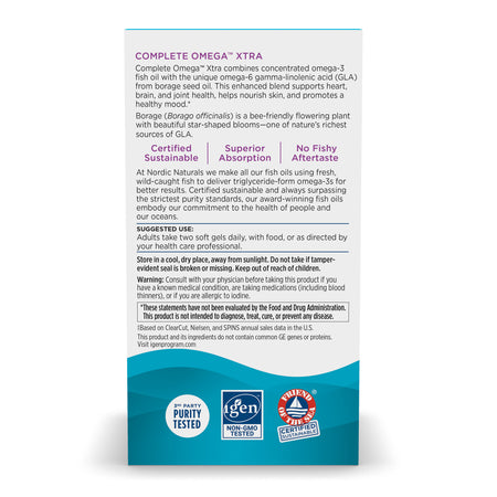 side panel of packaging