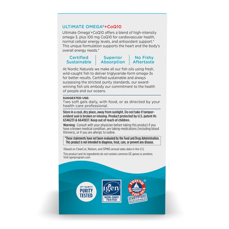 side of product packaging