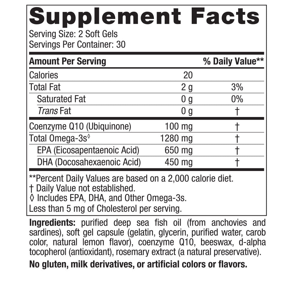 supplement facts panel image