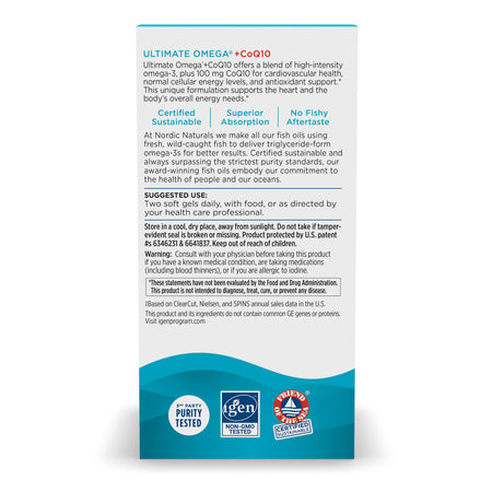 side of product packaging