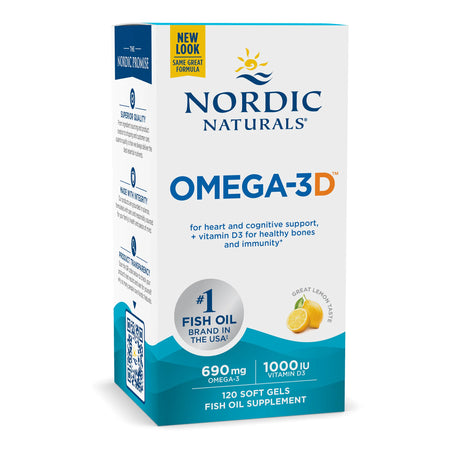 Nordic Omega 3 +D 120sg-[HealthWay]