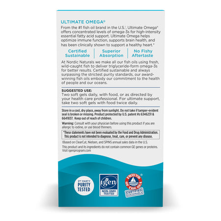 side of product packaging showing general info