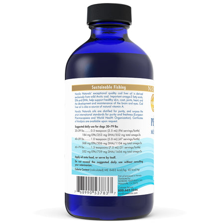Nordic Pet Cod Liver Oil 8oz-[HealthWay]
