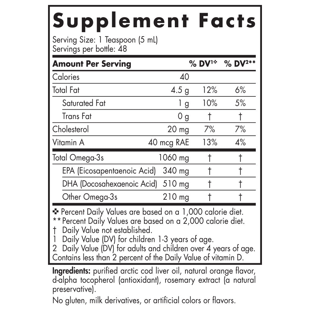 Nordic CLO Liq Orng 8oz-[HealthWay]