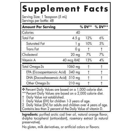 Nordic CLO Liq Orng 8oz-[HealthWay]