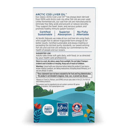 side of product packaging