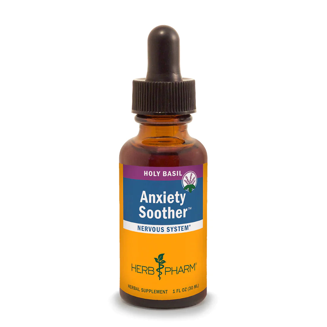 Herb Pharm Anxiety Soother Holy Basil 1oz