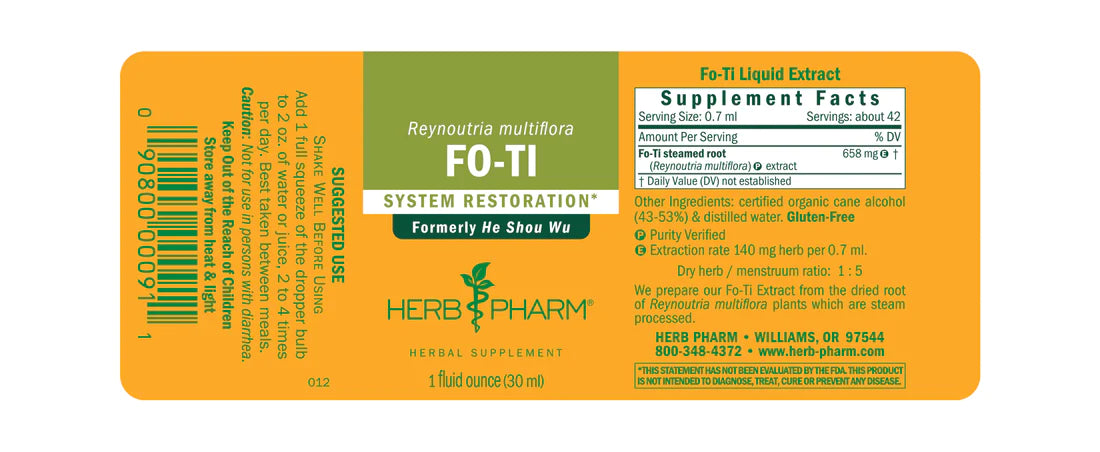 Herb Pharm He Shou Wu 1oz-[HealthWay]