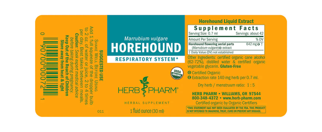 Herb Pharm Horehound 1oz-[HealthWay]