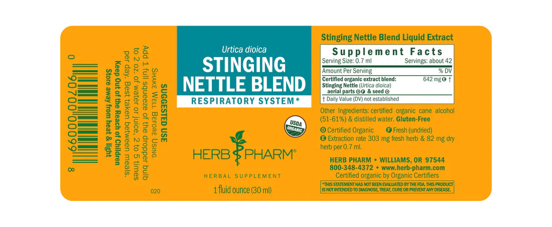 Herb Pharm Nettle Blend 1oz-[HealthWay]
