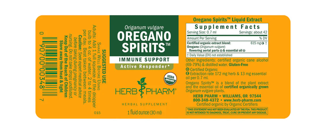 Herb Pharm Oregano Spirits 1oz-[HealthWay]