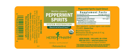 Herb Pharm Peppermint Spirits 1oz-[HealthWay]