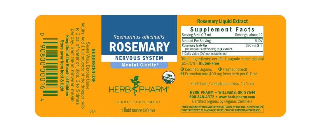 Herb Pharm Rosemary 1oz-[HealthWay]