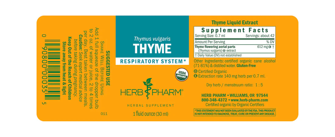 Herb Pharm Thyme 1oz-[HealthWay]