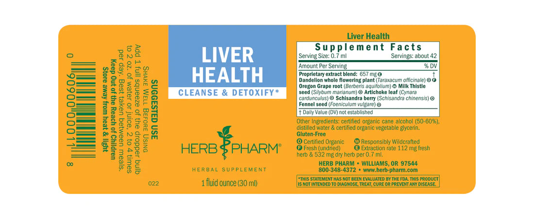 Herb Pharm Liver Health 1oz-[HealthWay]