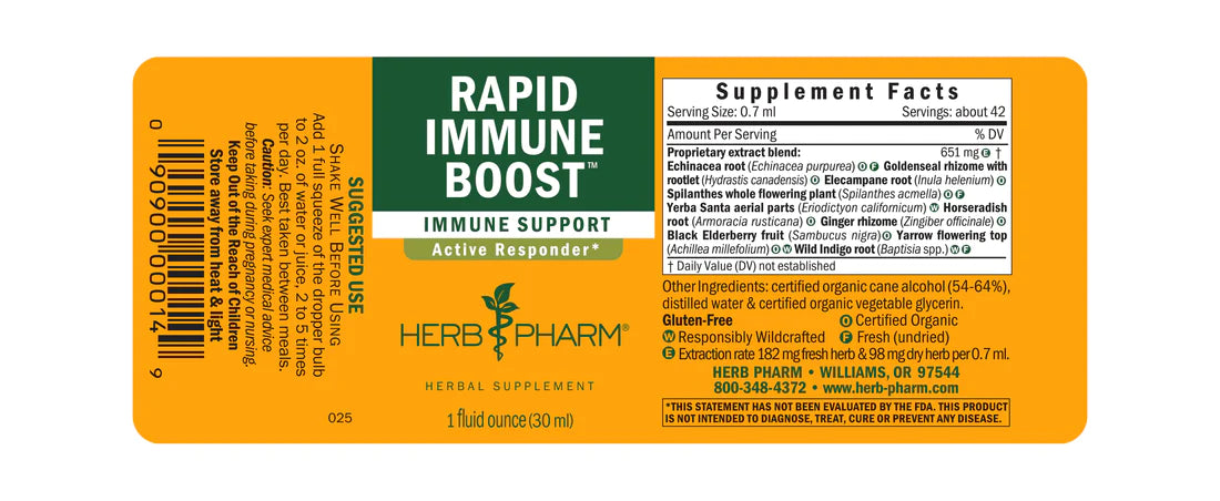 Herb Pharm Rapid Immune Boost 1oz-[HealthWay]