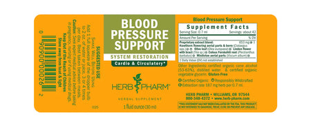 Herb Pharm Blood Pressure 1oz-[HealthWay]