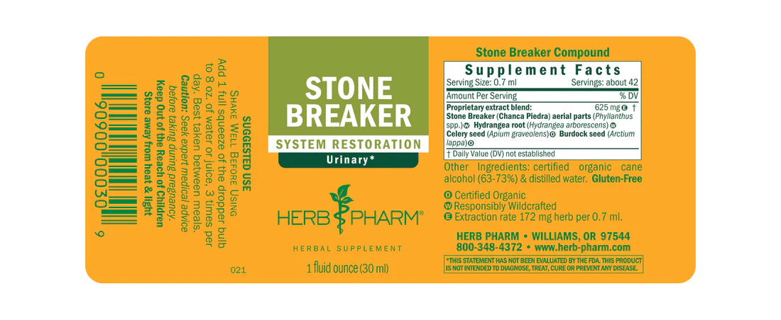 Herb Pharm Stone Breaker 1oz