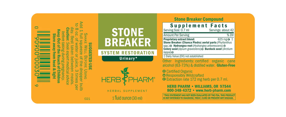 Herb Pharm Stone Breaker 1oz-[HealthWay]
