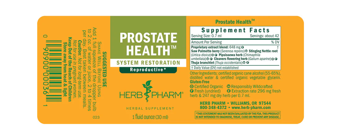 Herb Pharm Healthy Prostate Tonic 1oz-[HealthWay]
