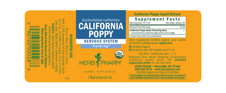 Herb Pharm California Poppy 1oz-[HealthWay]