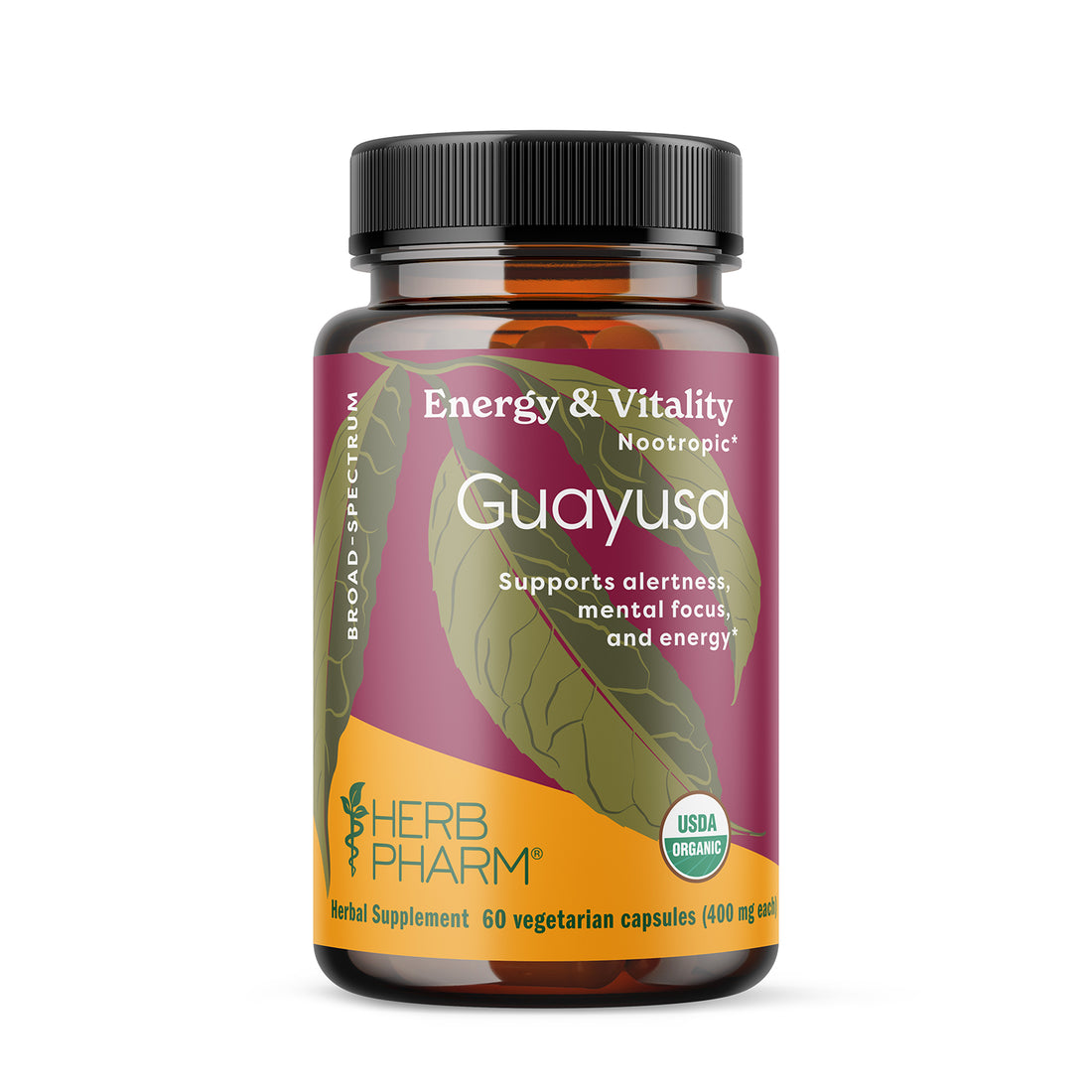 Supplements - Herb Pharm Guayusa 60cp