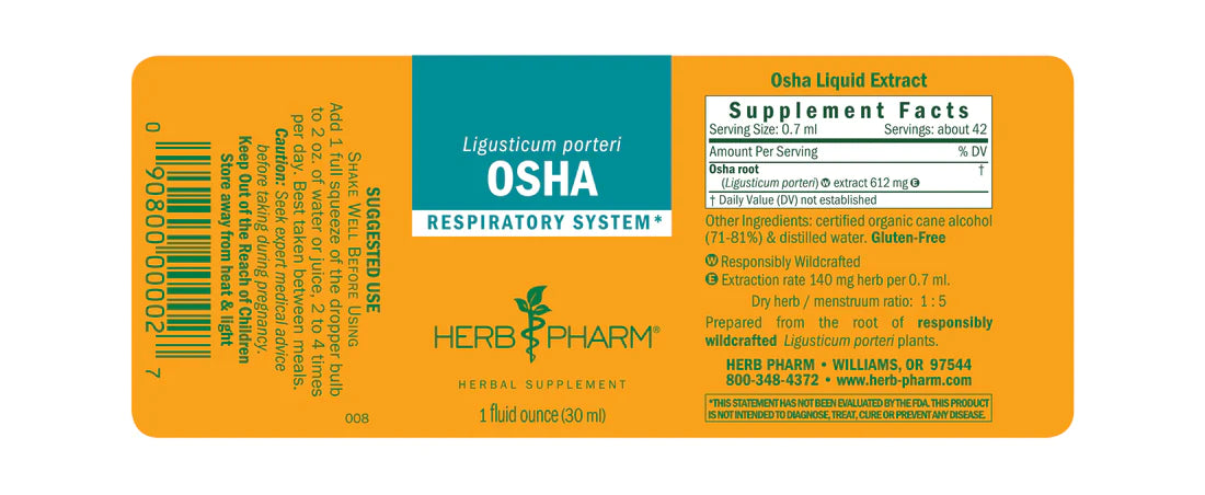 Herb Pharm Osha 1oz-[HealthWay]