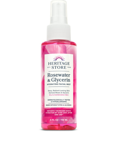 Heritage Rosewater Glycerin Mist 4oz