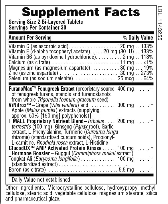 Natures Plus T Male Ultra 60tb-[HealthWay]