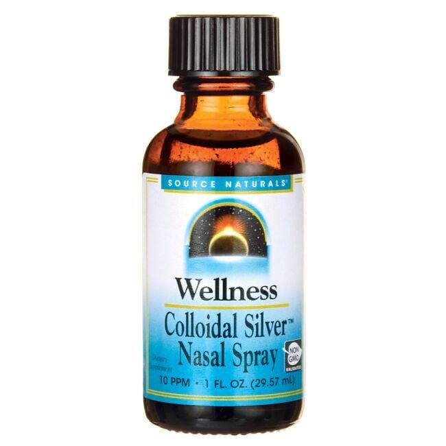 Source Naturals Wellness Silver Nasal Spray 1oz-[HealthWay]