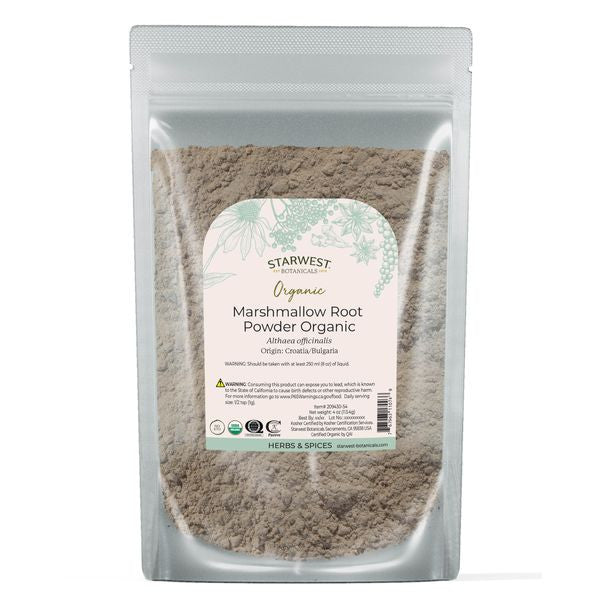 Starwest Marshmallow Root Powder Organic 4oz