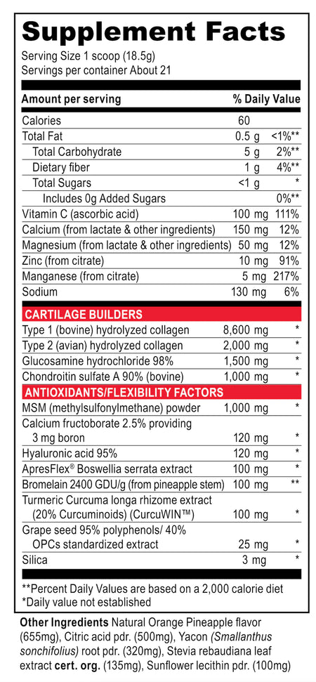 Vibrant Joint Vibrance Pwd 13.56oz-[HealthWay]