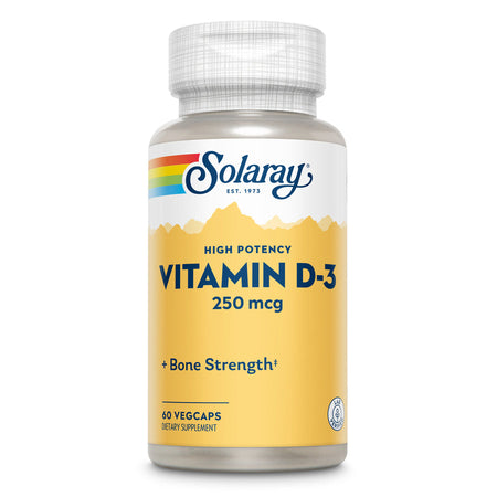 Solaray Vit D3 10000iu 250mcg 60ct-[HealthWay]