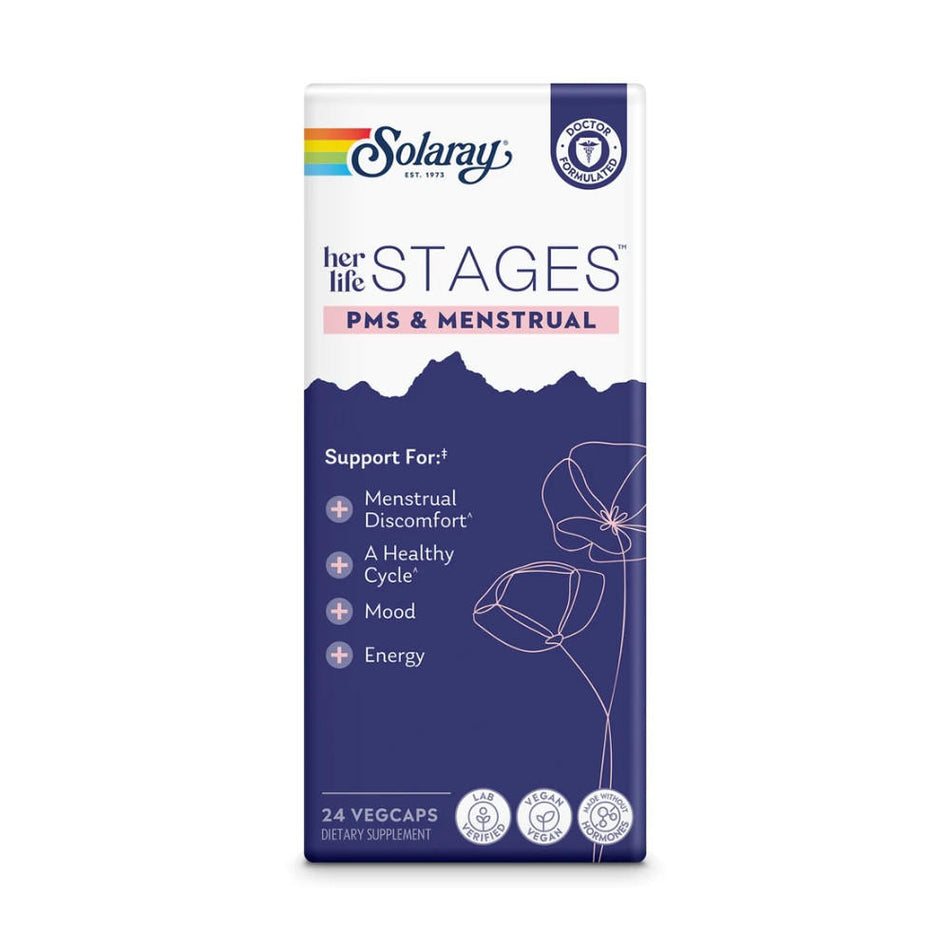 Solaray Stages PMS Menstrual 24cp