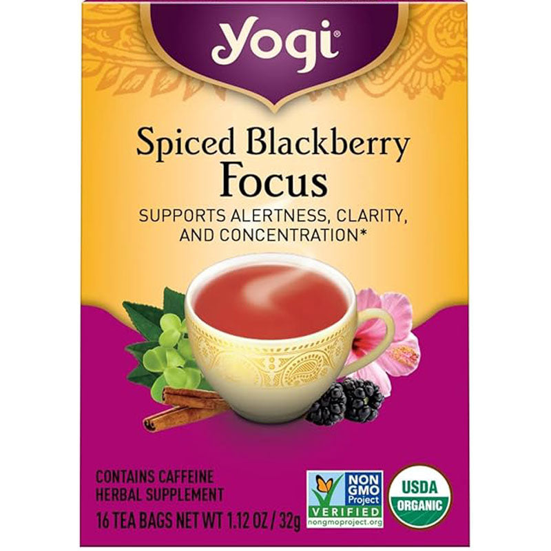 Yogi Blackberry Focus Tea 16bg