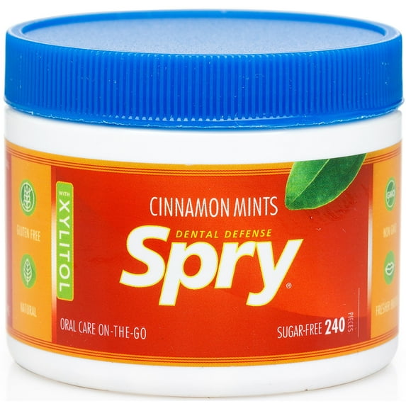 Spry Mints Cinnamon 240pc