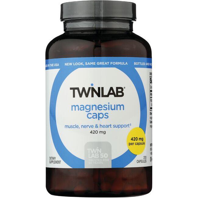 TwinLab Magnesium 400mg 200cp-[HealthWay]