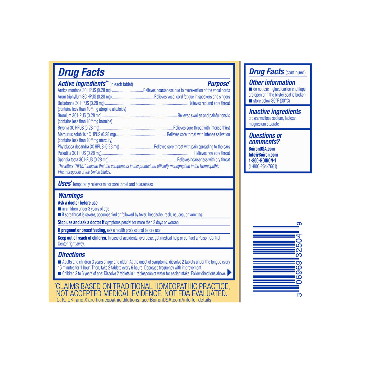 Boiron Throat Calm 60tb-[HealthWay]