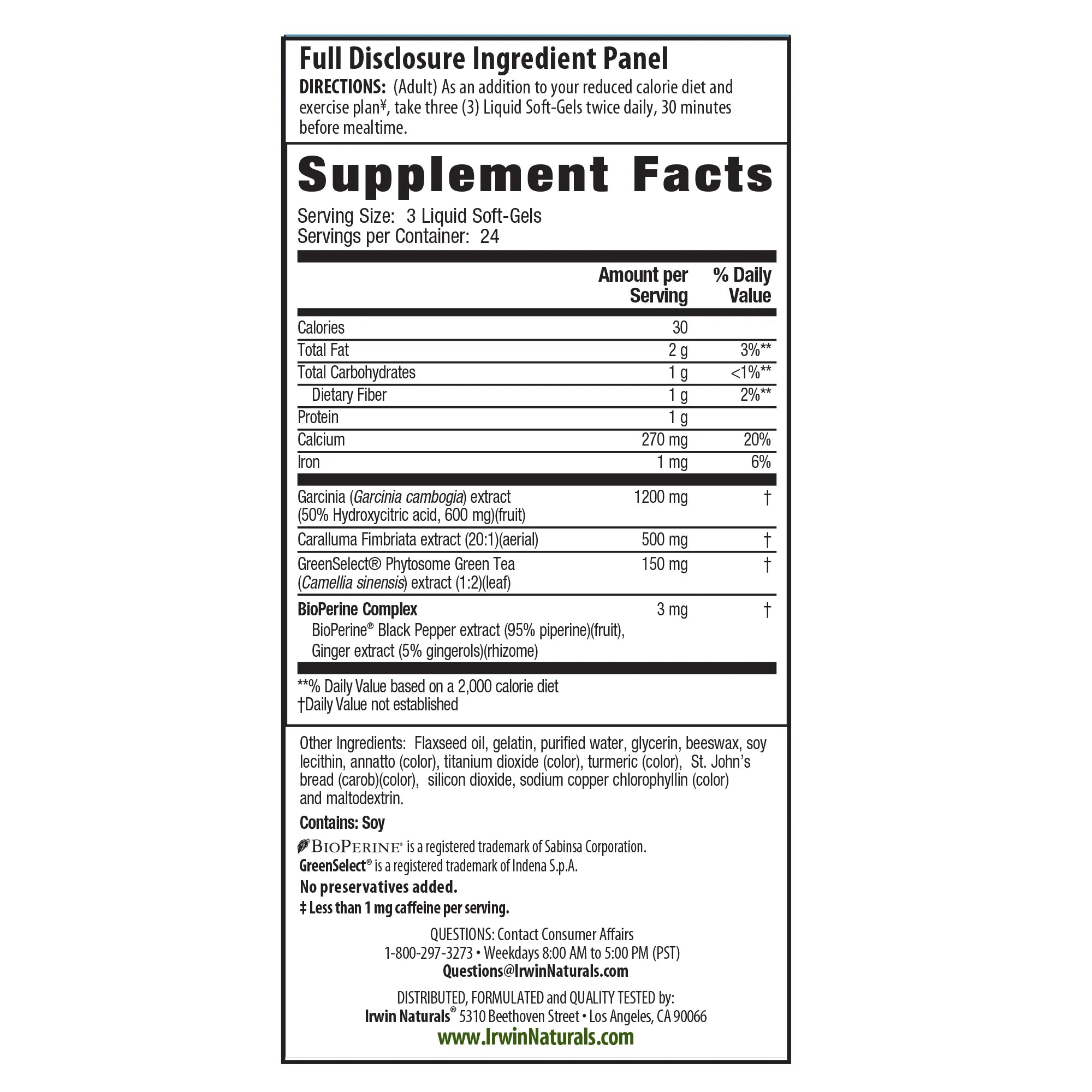 Irwin Triple Diet Max 72sg-[HealthWay]