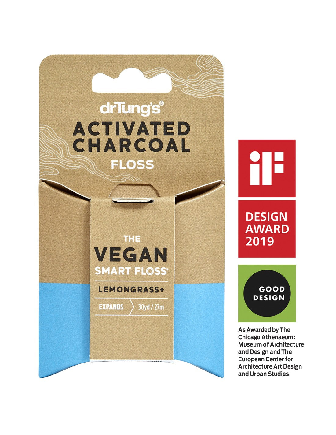 Dr Tungs Activated Charcoal Floss Lemongrass