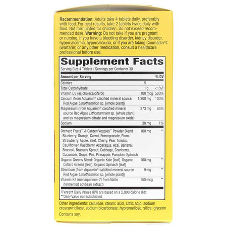 Natures Way Alive Calcium 120tb-[HealthWay]