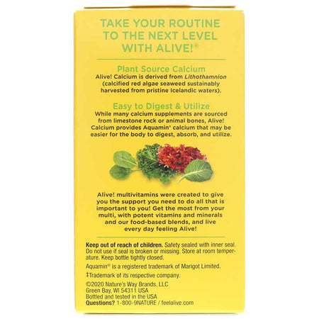 Natures Way Alive Calcium 120tb-[HealthWay]