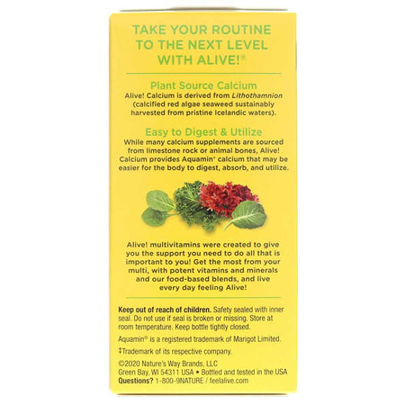 Natures Way Alive Calcium 60tb-[HealthWay]