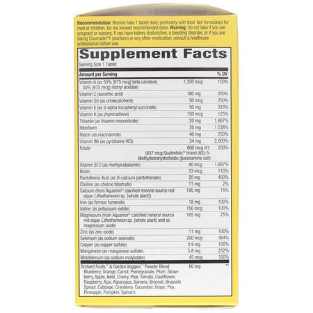 Natures Way Alive Womens Multi 50+ 60tb-[HealthWay]