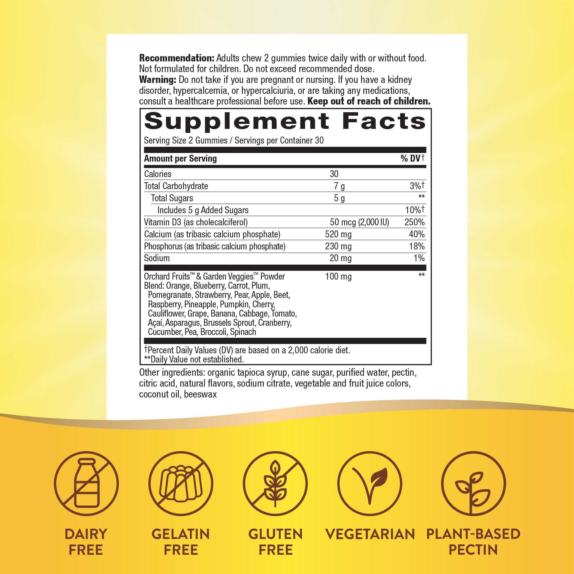Natures Way Alive Calcium + Vit D3 60ch-[HealthWay]