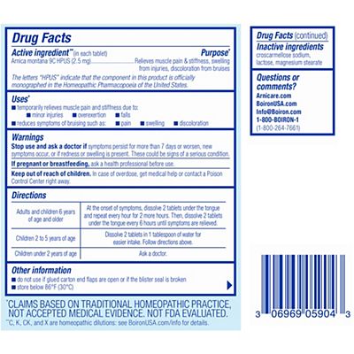 Boiron Arnicare Tablets 60tb-[HealthWay]