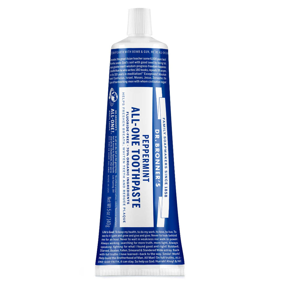 Bronner Toothpaste Peppermint 5oz