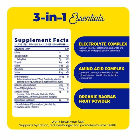 Supplement Facts Enzymedica Fasting Today 9oz | Healthway