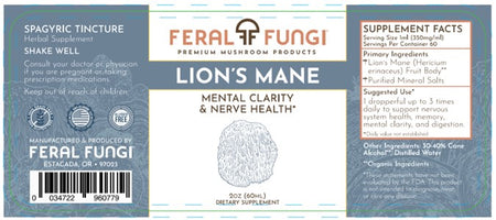Feral Fungi Lions Mane 2oz-[HealthWay]
